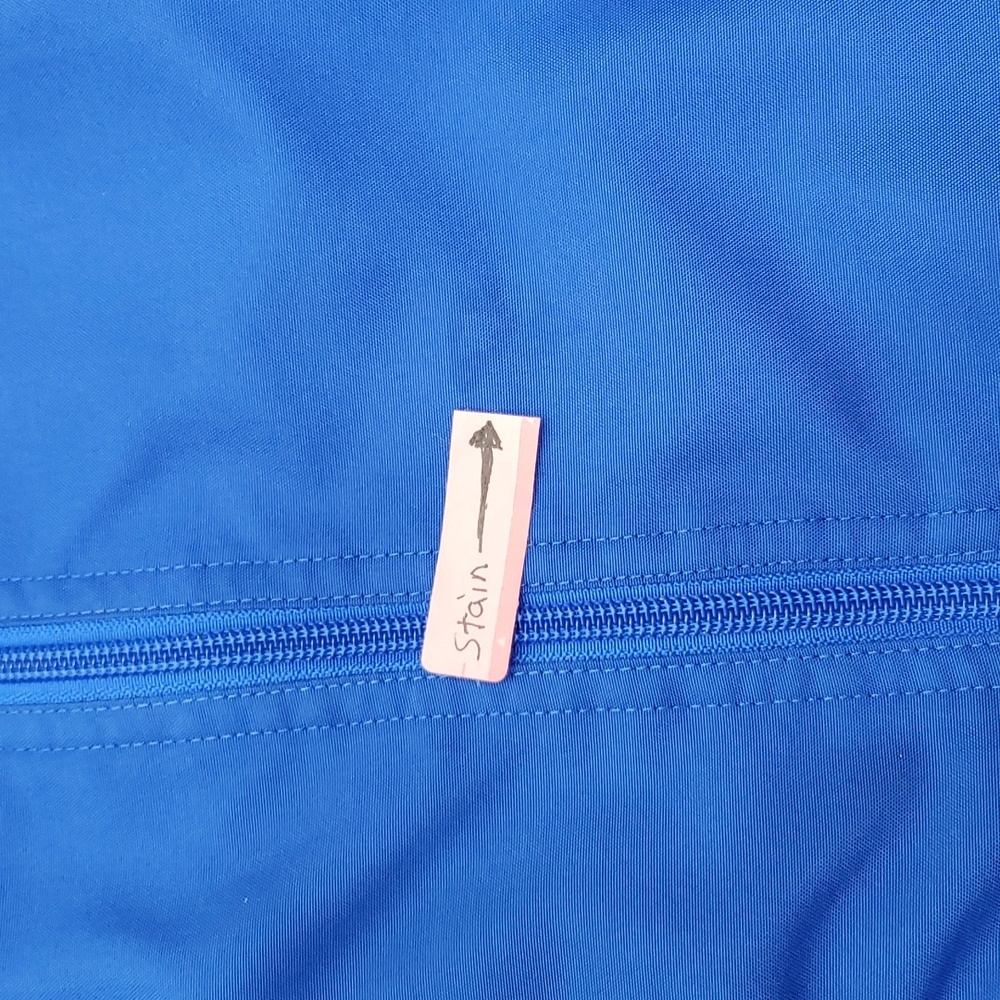 Timberland Mountain Athletics jacket men's medium blue mesh lined FLAWS - Picture 14 of 16